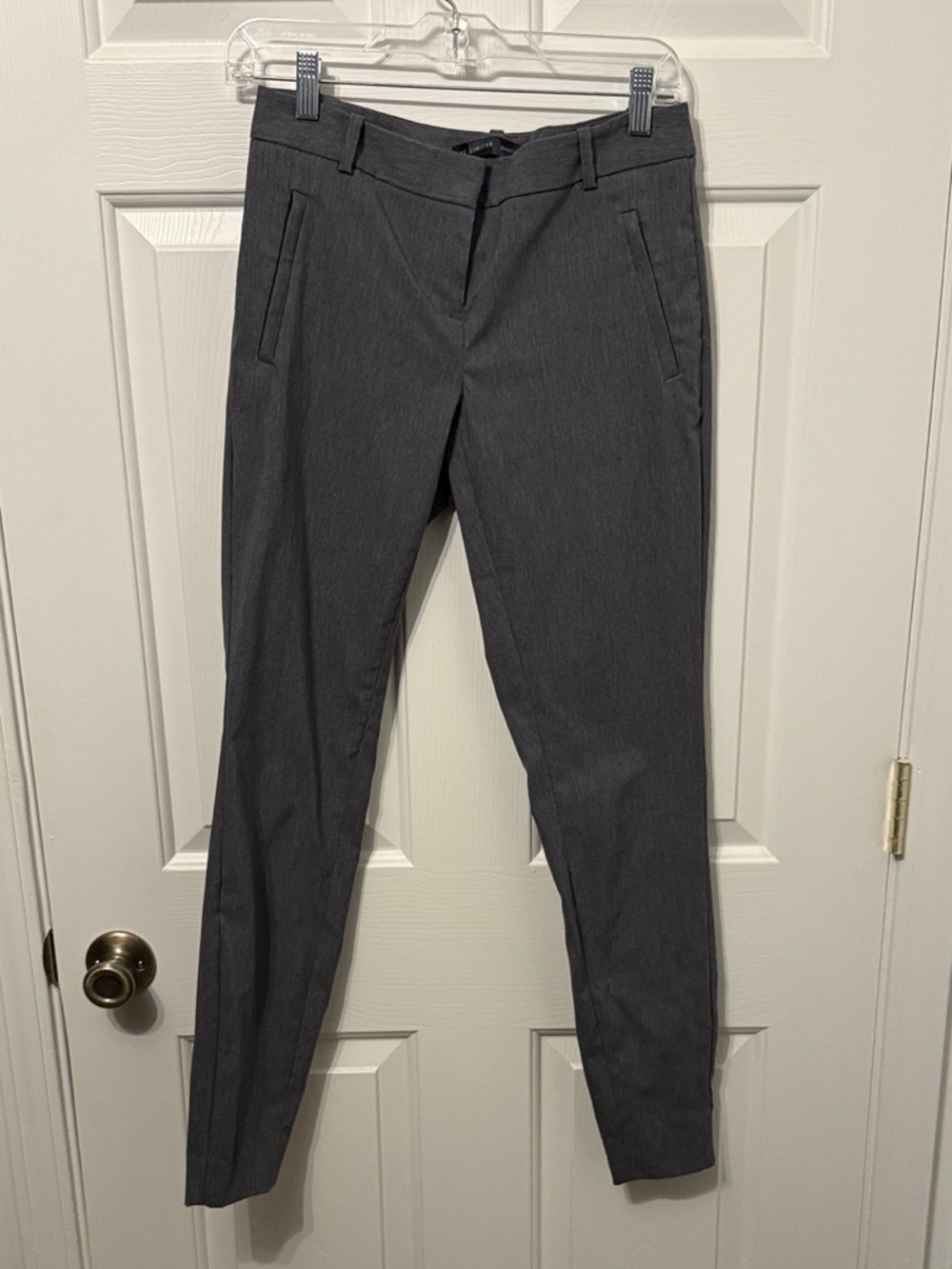 The Limited Women’s Charcoal Gray Slim Leg Dress Pants